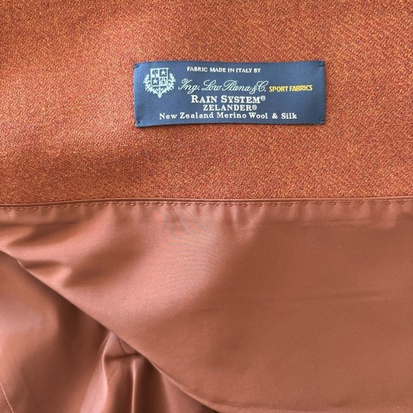 Lafayette 148 New York Wool & Silk Blend Jacqueline Blazer In Rust Brown US 6 - Picture 12 of 13